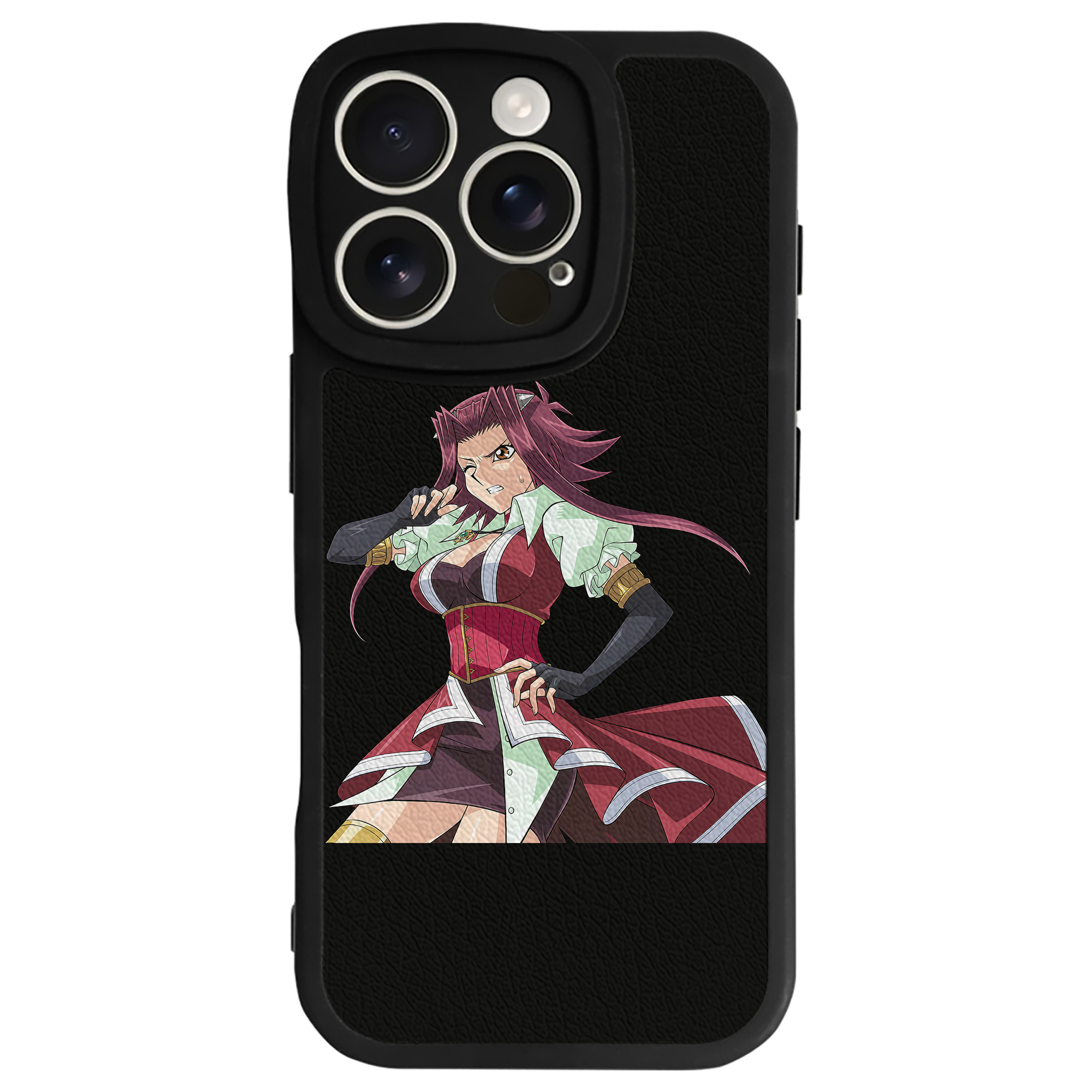（画像用） 遊☆戯☆王 Yu-Gi-Oh! 【iPhone 16シリーズ対応】シリコンスマホケース（レザー調） 材質：シリコン